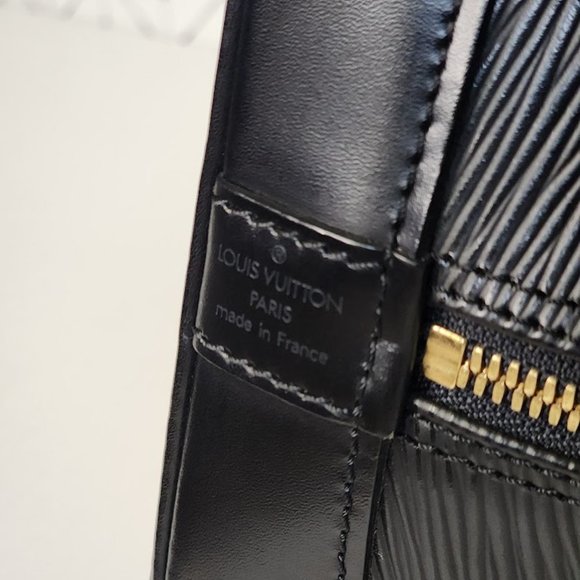 Authentic Pre-Owned Louis Vuitton Black Epi Alma Handbag - Picture 8 of 10